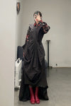 GEOFFREY B. SMALL Heavy Silk Lining Collection V Unisex GBS-CVS06-RHYH Church Dyed Red Print Tie Dye PGBS3